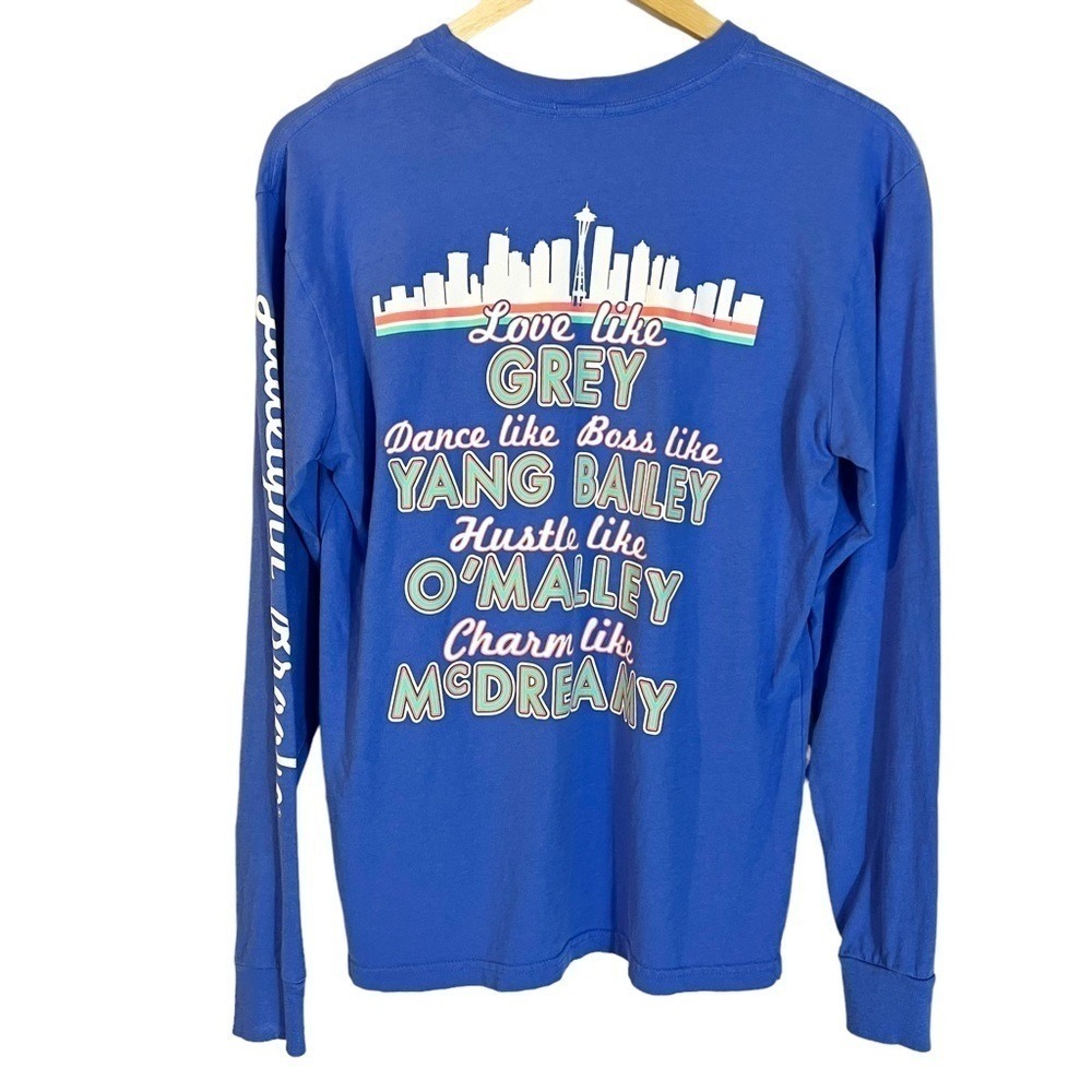 Jadelynn Brooke Grey's Anatomy Long Sleeve T-Shirt Top‎